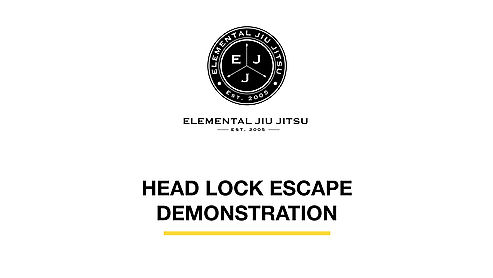 Skill 2: Head Lock Escape